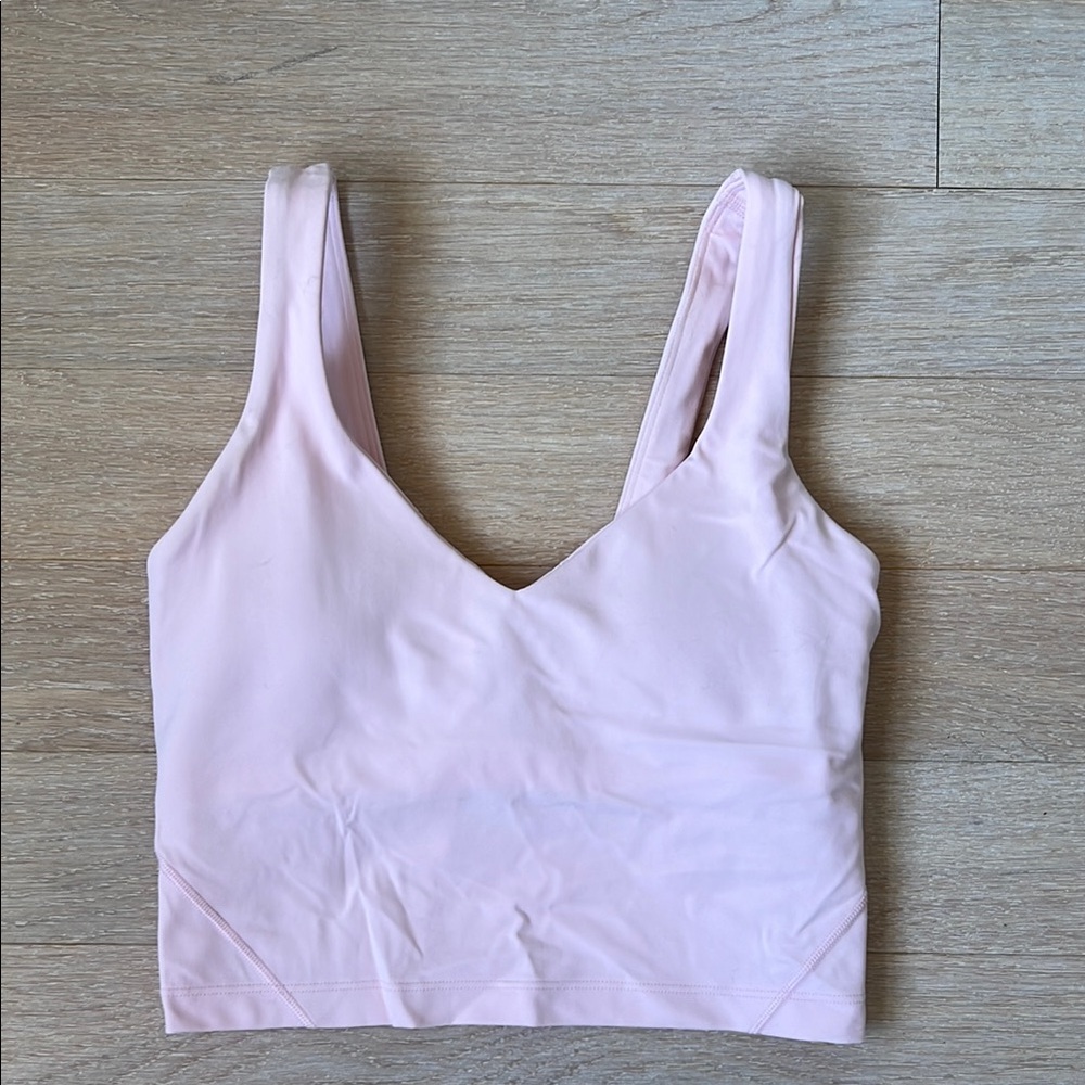 Lululemon Strawberry Milkshake Align Tank Crop Top